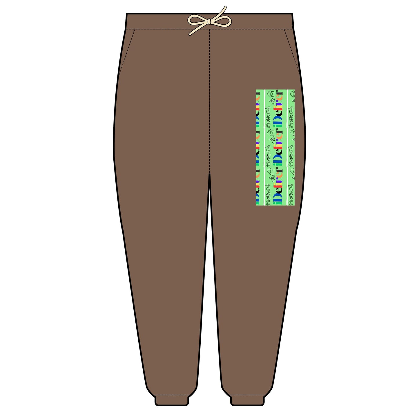 Vibrant Patterned Unisex Fleece Sweatpants for Comfort and Style