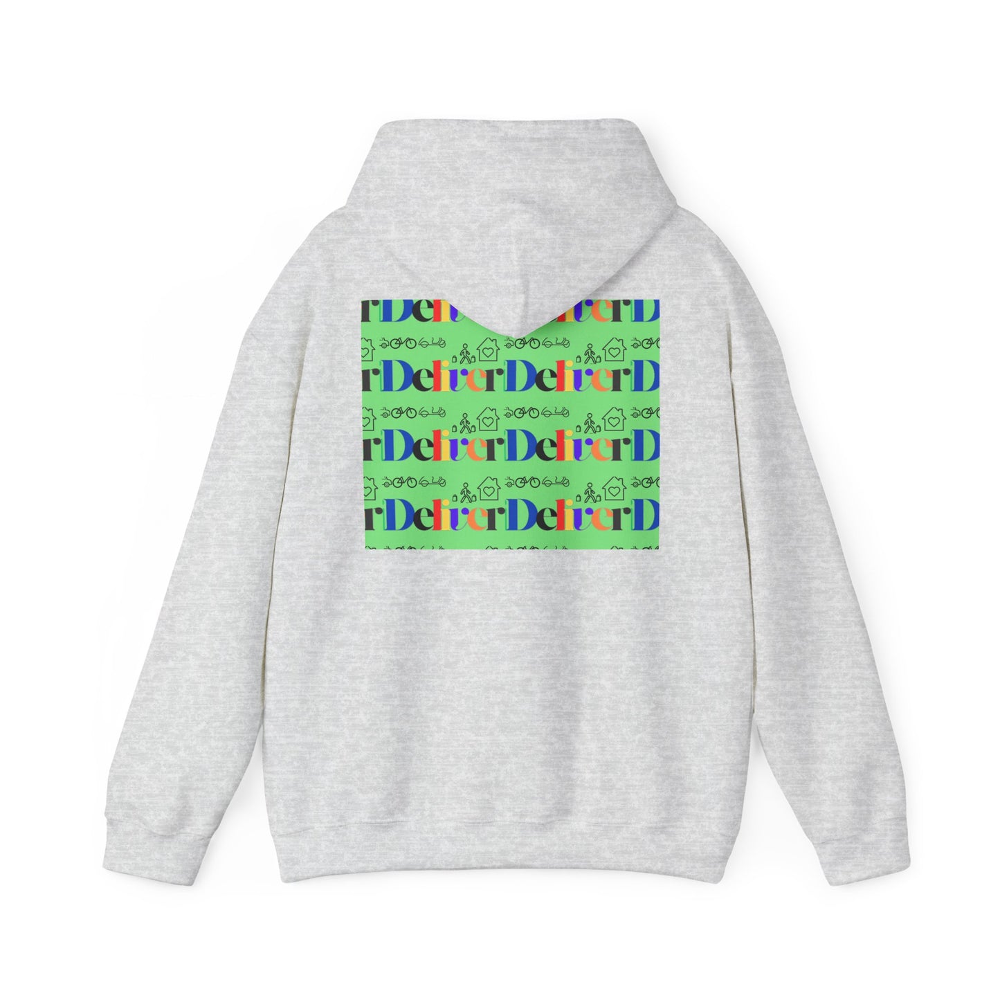 iDeliver Unisex Heavy Blend™ Hooded Sweatshirt - Colorful Streetwear for Delivery Enthusiasts