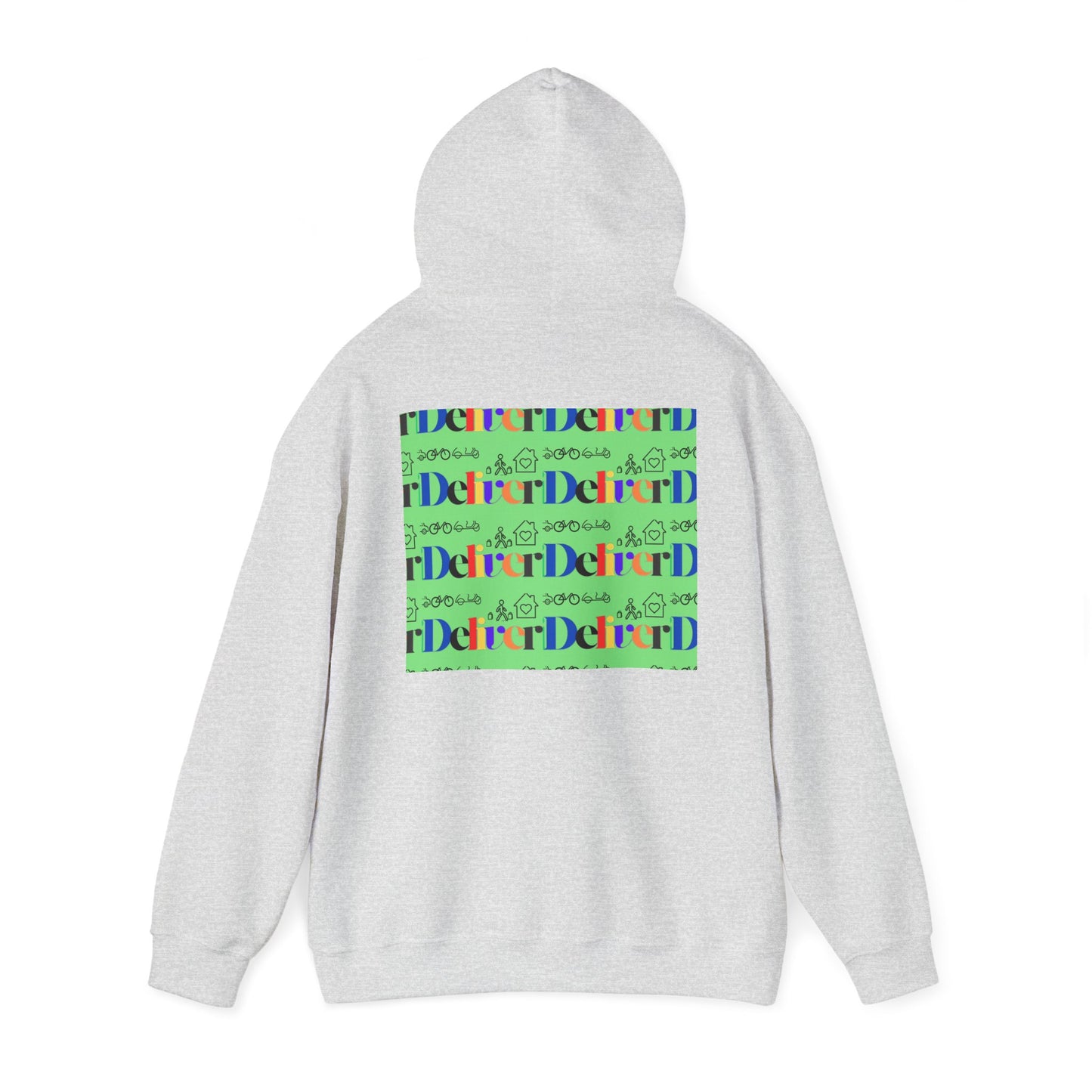 iDeliver Unisex Heavy Blend™ Hooded Sweatshirt - Colorful Streetwear for Delivery Enthusiasts