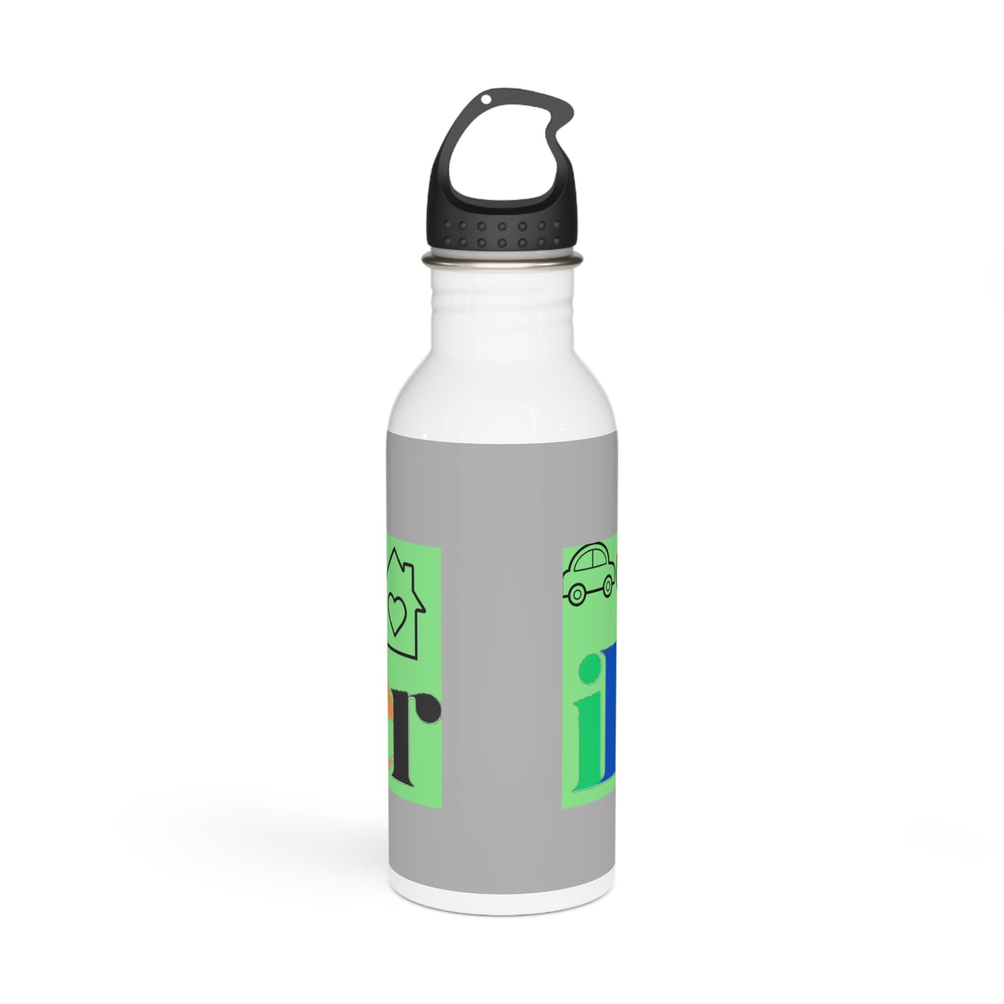 iDELIVER Colorful Motivational Stainless Steel Water Bottle - Perfect For Dehydration ob the go