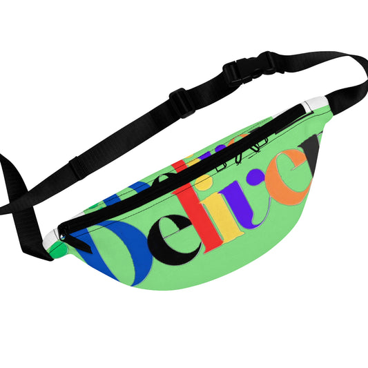 iDELIVER Copy of Colorful Fanny Pack with 'Delight' Design - Trendy and Functional Accessories for Everyday Adventures