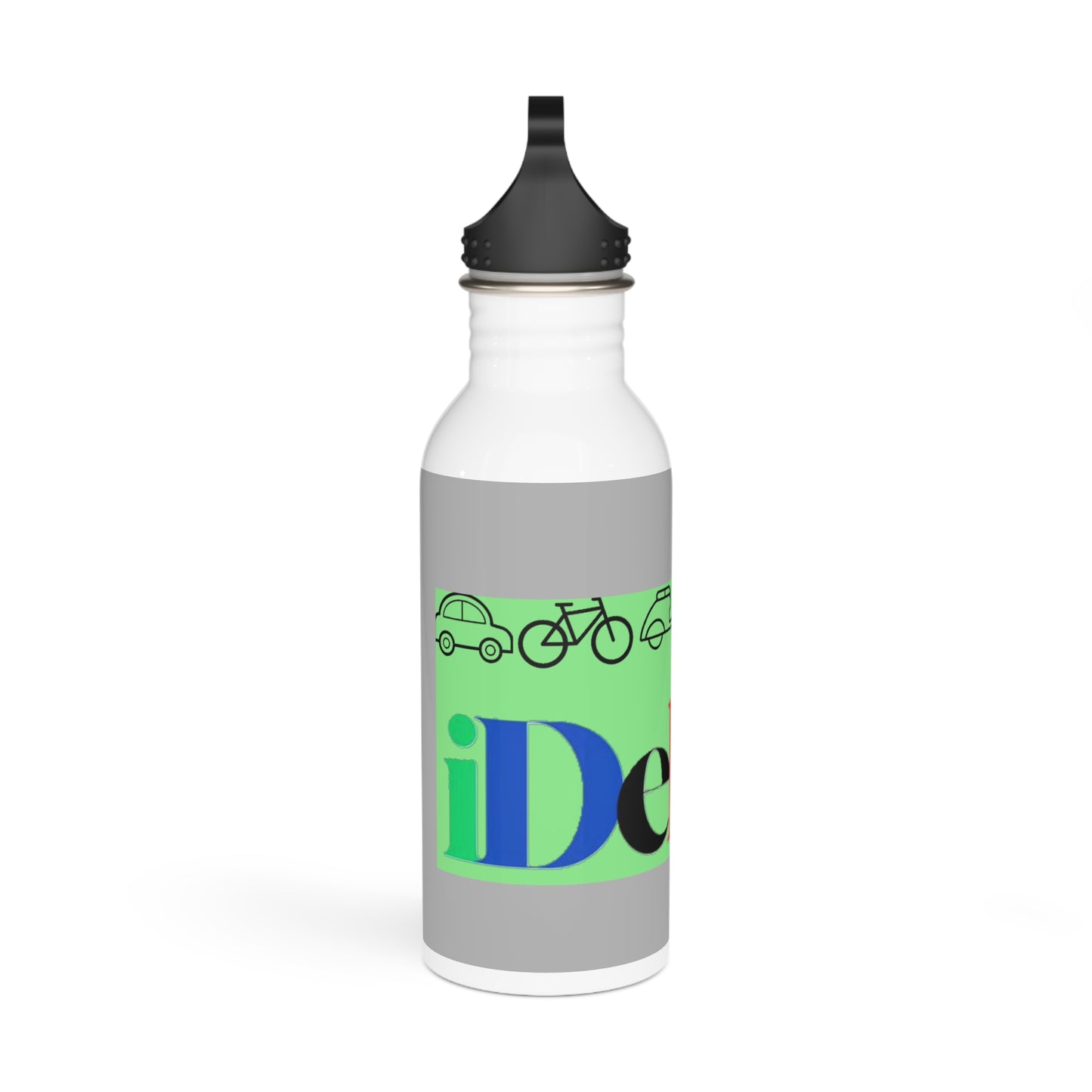 iDELIVER Colorful Motivational Stainless Steel Water Bottle - Perfect For Dehydration ob the go