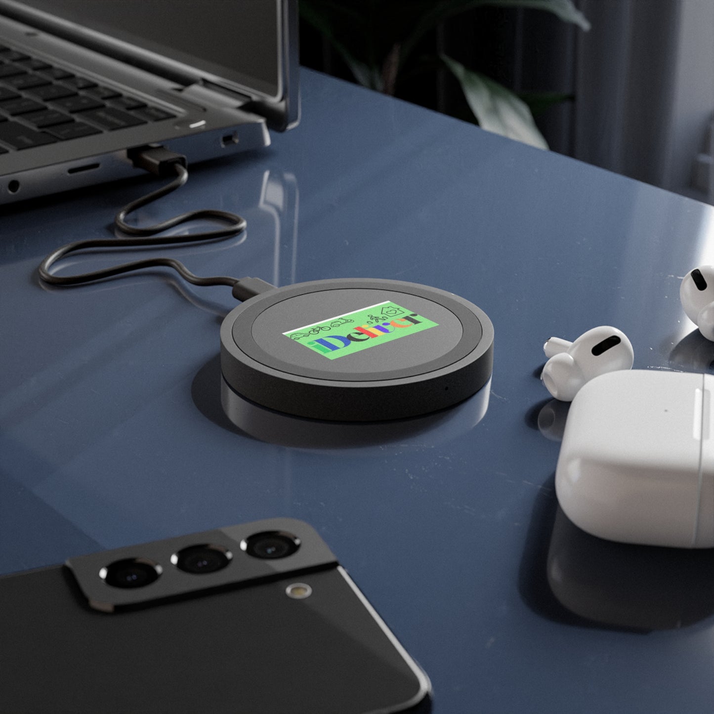 iDeliver Wireless Charging Pad - Stylish and Eco-Friendly Charger for Home & Office