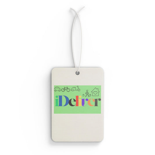 iDELIVER Colorful  Car Air Freshener - Eco-Friendly Scented Tag for Car Enthusiasts